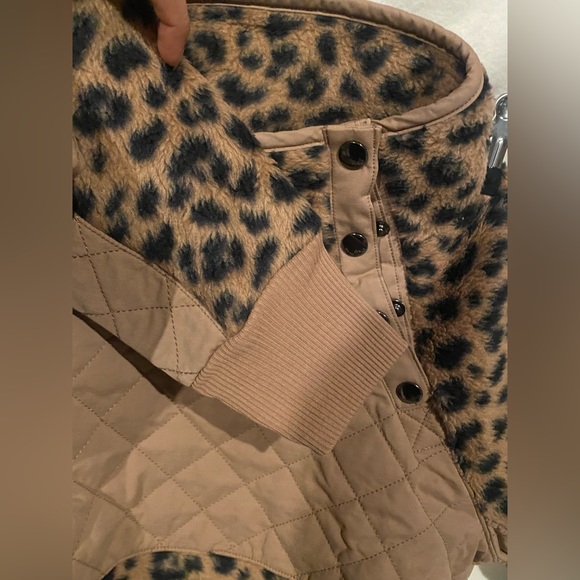 Abercrombie & Fitch Asymmetrical snap-up fleece sweater - Picture 4 of 4